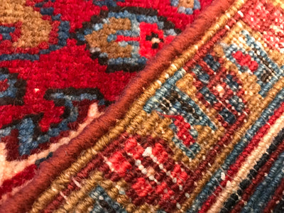 Persian Antique Heriz Hand Knotted Wool 8x10