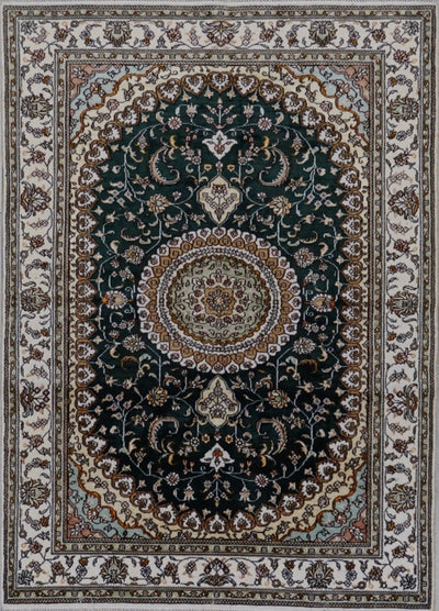 China Nain Hand Knotted Art Silk 4x6