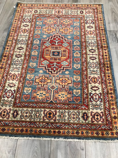 Pakistan Kazak Shirwan Hand Knotted Wool 3x4