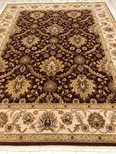 India Jaipur Dimora Hand Knotted Wool 8x10