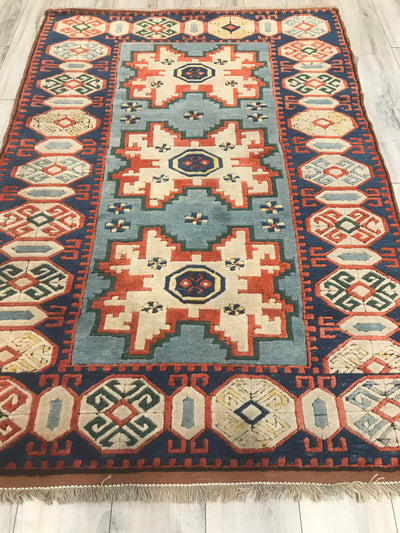 Turkish old Anatolia Hand Knotted Wool 5x7