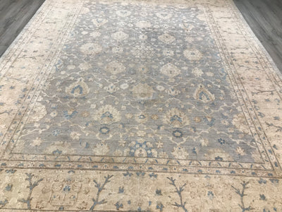 Pakistan Ziegler Hand Knotted Wool 9x12