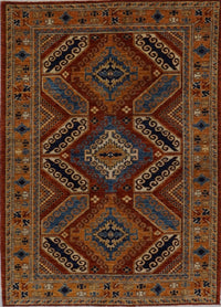 Pakistan Kazak Hand Knotted Wool 4x6