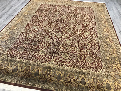 India Mahal Hand Knotted Wool 8X10