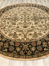 India Jaipur Hand knotted wool 8x8