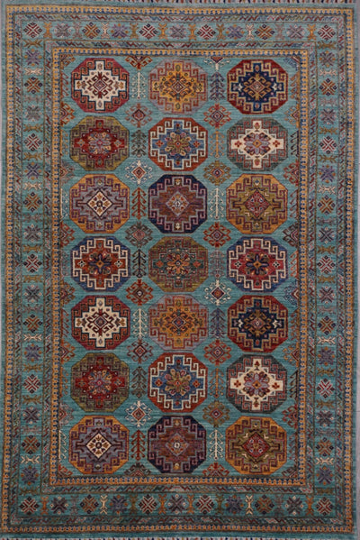 Pakistan Sultani Hand Knotted Wool 6x9