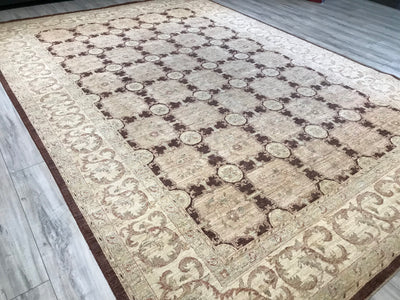 Pakistan Ziegler Hand Knotted Wool 10x13