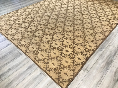 Pakistan Ziegler Hand Knotted  Wool 9x12