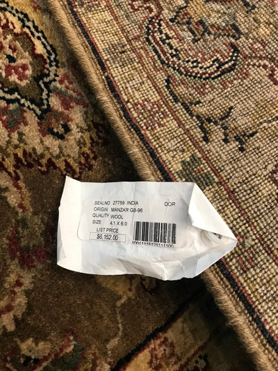 India Manzar Hand Knotted Wool 4x6