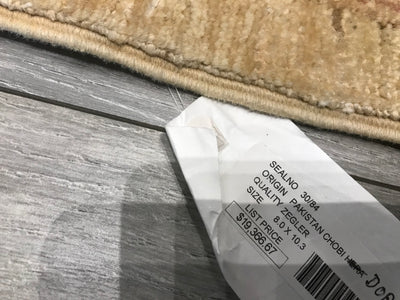 Pakistan Ziegler Hand Knotted Wool 8x10
