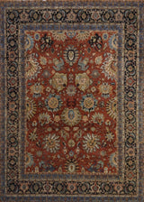 India Kashan Hand Knotted Wool 8X10