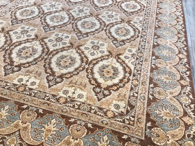 Pakistan Ziegler Hand Knotted Wool 9x12