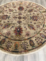 Pakistan Oushak Hand Knotted Wool 7x7