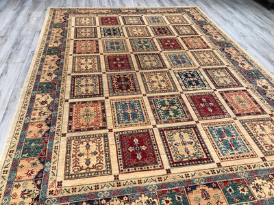 Pakistan Baktiari Hand Knotted wool 8x11