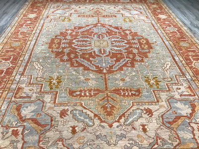 Pakistan Serapi Hand Knotted Wool 10x14