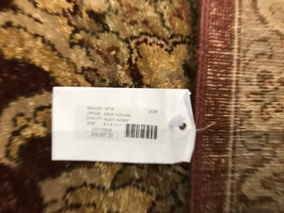 India Kashan Hand Knotted Wool 9x12