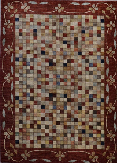 Pakistan Modern Hand Knotted Wool 8X10