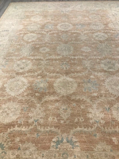 Pakistan Ziegler Hand Knotted Wool 9x12