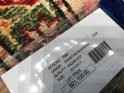 Pakistan Shirwan Kazak Hand Knotted Wool 8x10