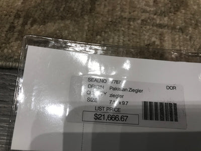 Pakistan Ziegler Hand Knotted Wool 8x10