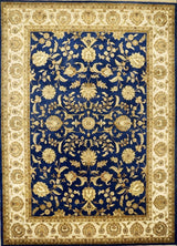India Jaipur Hand Knotted Wool & Silk 10x14