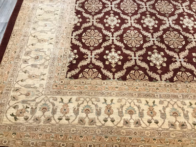 Pakistan Ziegler Hand Knotted Wool 10x14