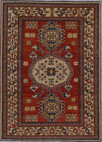 Pakistan Kazak Hand Knotted Wool 4x6