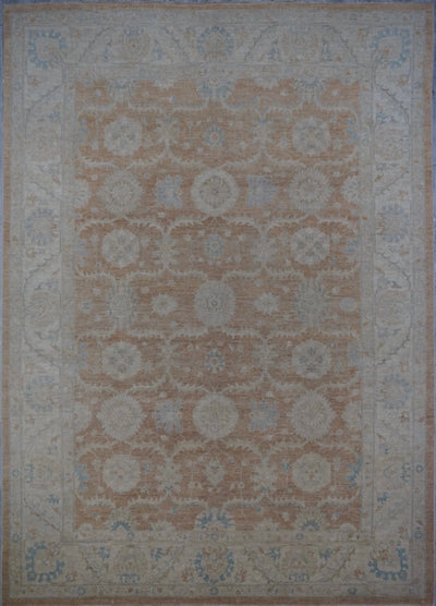 Pakistan Ziegler Hand Knotted Wool 9x12