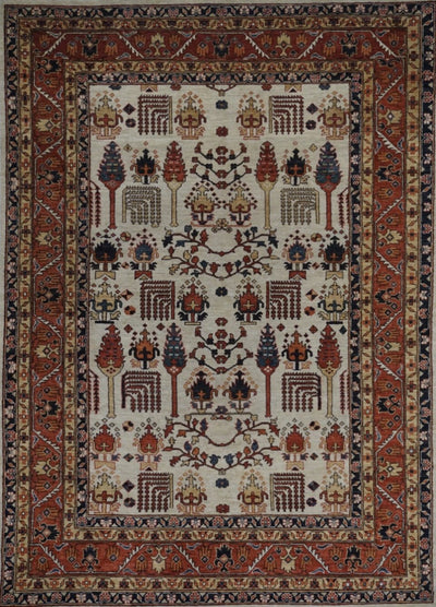 Pakistan Ziegler Hand Knotted Wool 6x9