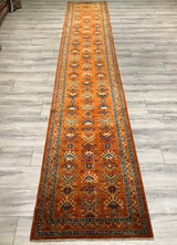Pakistan Kazak Hand Spun Wool 3x15