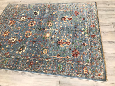 Pakistan Sultani Hand Knotted Wool 5x7