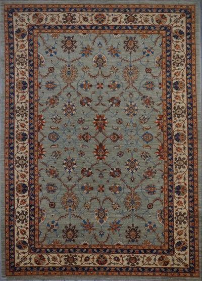 Pakistan Ziegler Hand Knotted Wool 9x12