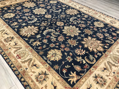 India Ziegler Hand Knotted Wool 9x12