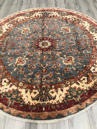 Pakistan Mamlouk Hand Knotted Wool 7x7