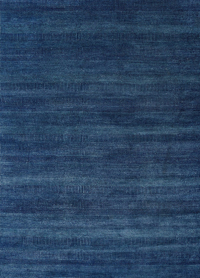 India Contemporary Hand Knotted Wool 9x12