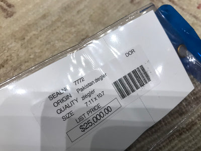 Pakistan Ziegler Hand Knotted Wool 8x10