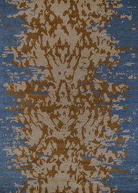 India Modern Hand Knotted Wool 9X12