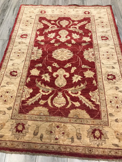 Pakistan Ziegler Hand Knotted Wool 4x6