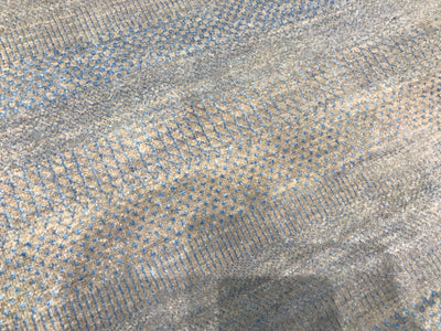 India Modern Hand Knotted Wool 9x12