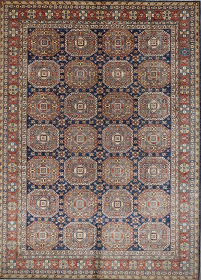 Pakistan Kazak Shirwan Hand Knotted Wool 9x12