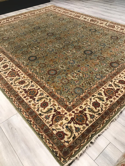 India Khanna Collection Hand Knotted Wool 9x12