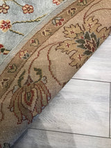 India Agra Oasis Hand Knotted Wool 8X8