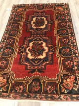 Persian Old Baktiari Hand Knotted Wool 5x7