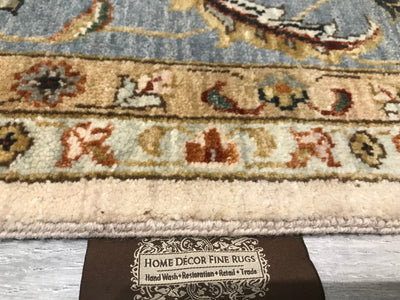 India Ziegler Hand Knotted Wool 8x10