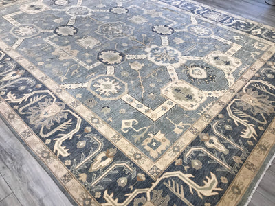 Pakistan Ziegler Hand Knotted Wool 10x14