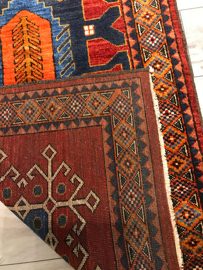 Pakistan Arena Kazak Hand Knotted Wool 3x14