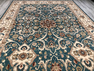 Pakistan Ziegler Hand Knotted Wool 10x14
