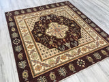 Pakistan Ziegler square Hand knotted Wool 6x 7