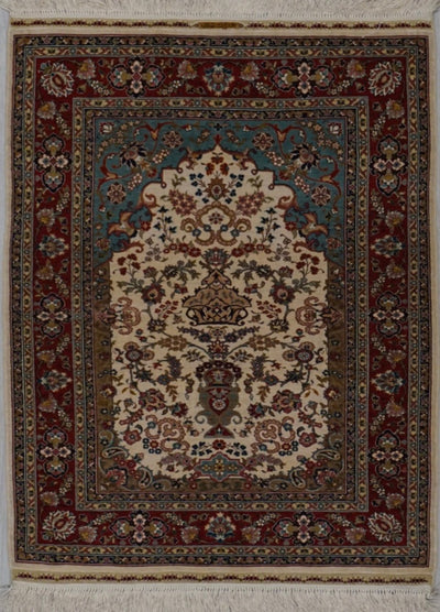 Turkish Harki Hand Knotted Silk 2x3