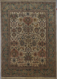 India Jaipur Hand Knotted Wool 8X10